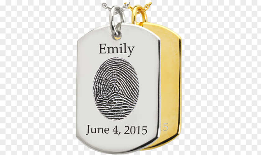 Jewellery Dog Tag Fingerprint Locket Charms & Pendants PNG