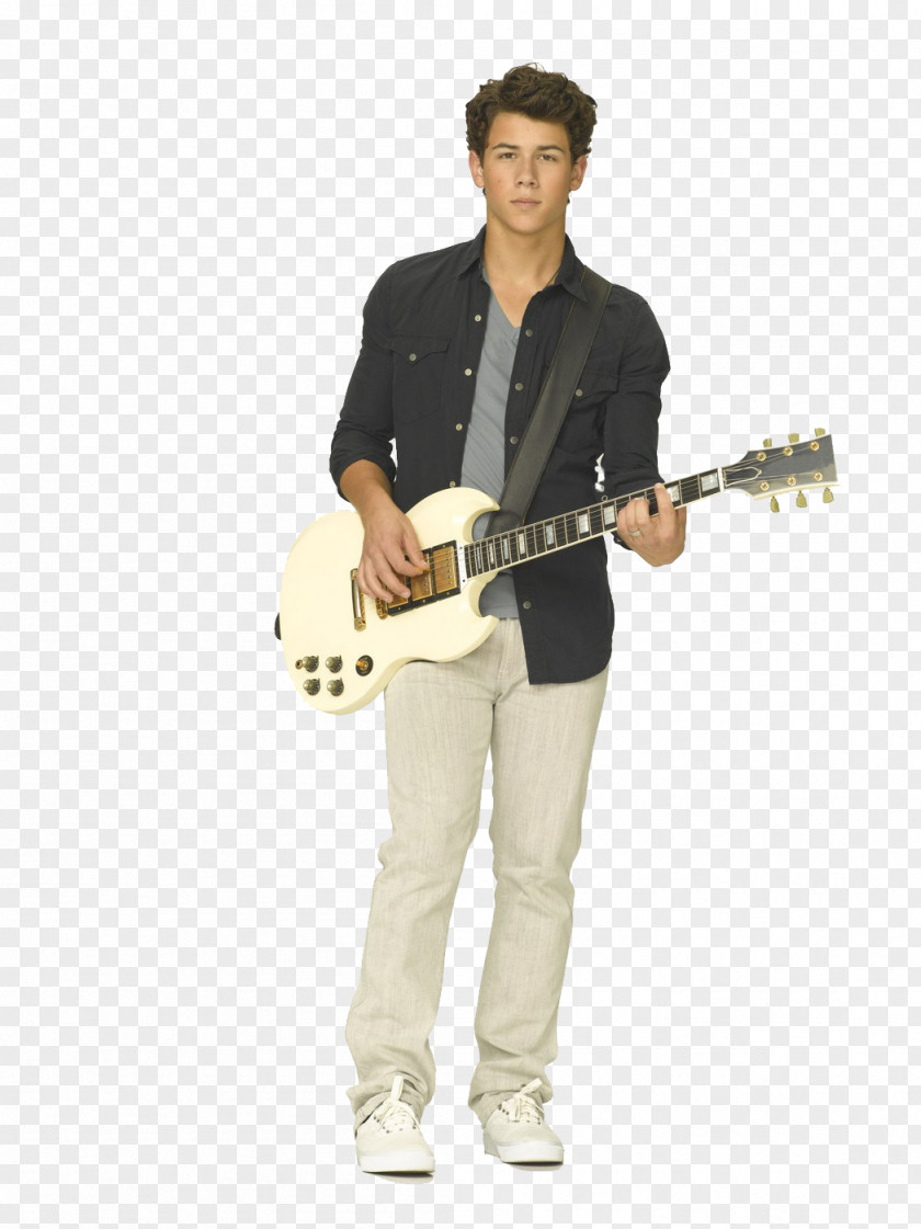 Nick Jonas Bass Guitar T-shirt PNG