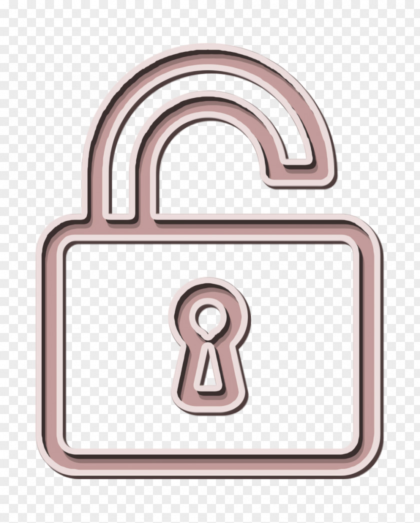 Open Lock Icon Padlock Computer Security PNG