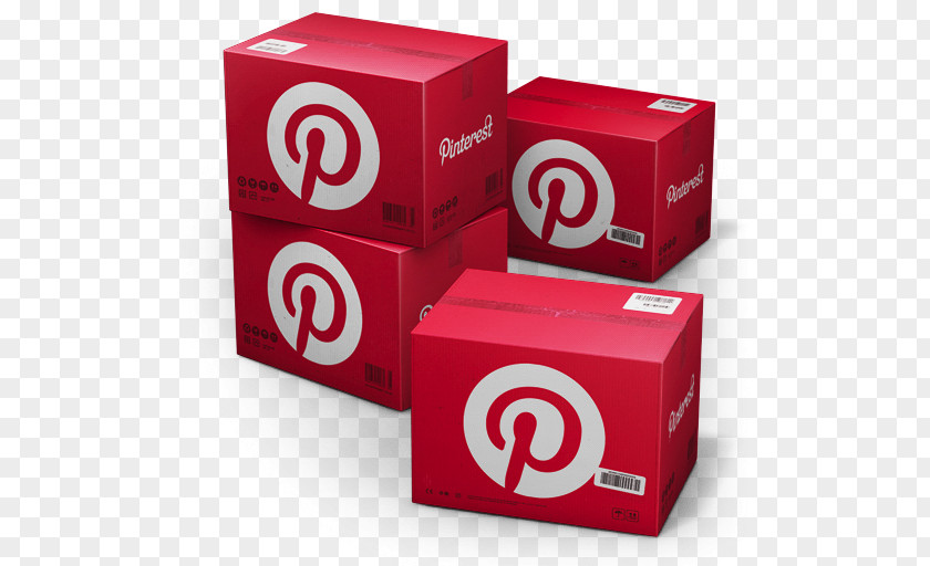 Pinterest Shipping Box Brand Font PNG
