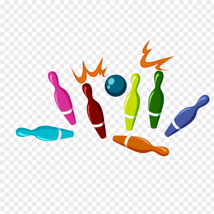 Knock Down The Bowling Vector Play Royalty-free Illustration PNG