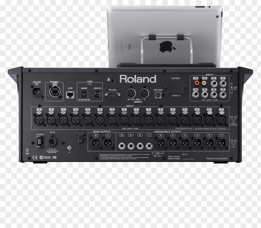 M Audio Mixers Digital Mixing Console Sound Roland RSS V-Mixer M-200i M200I PNG