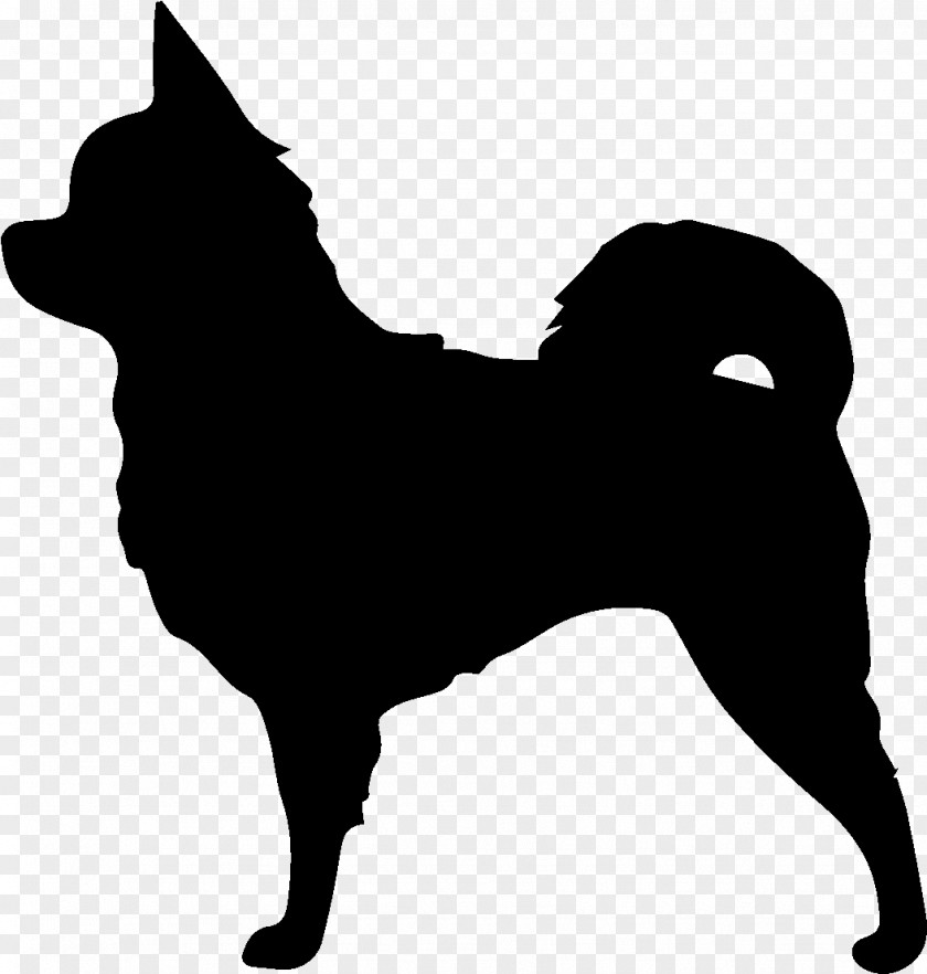 Tail Canaan Dog Long-haired Chihuahua Papillon Pomeranian Silhouette PNG