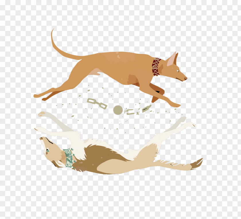 Vector Break Out Of The Chain Dogs Cat Dog Leash Illustration PNG