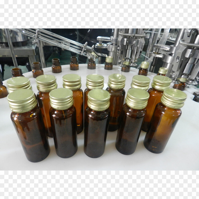 Eletricity Liquid Machine Packaging And Labeling Bottle PNG