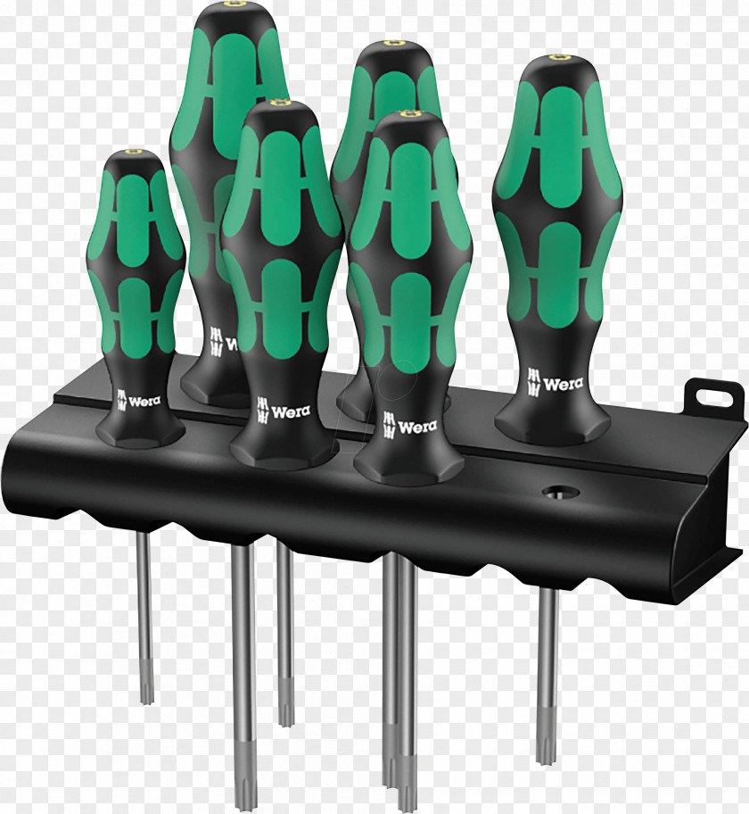 Screwdriver Wera Tools Torx Kraftform Plus 334/6 Lasertip Set PNG