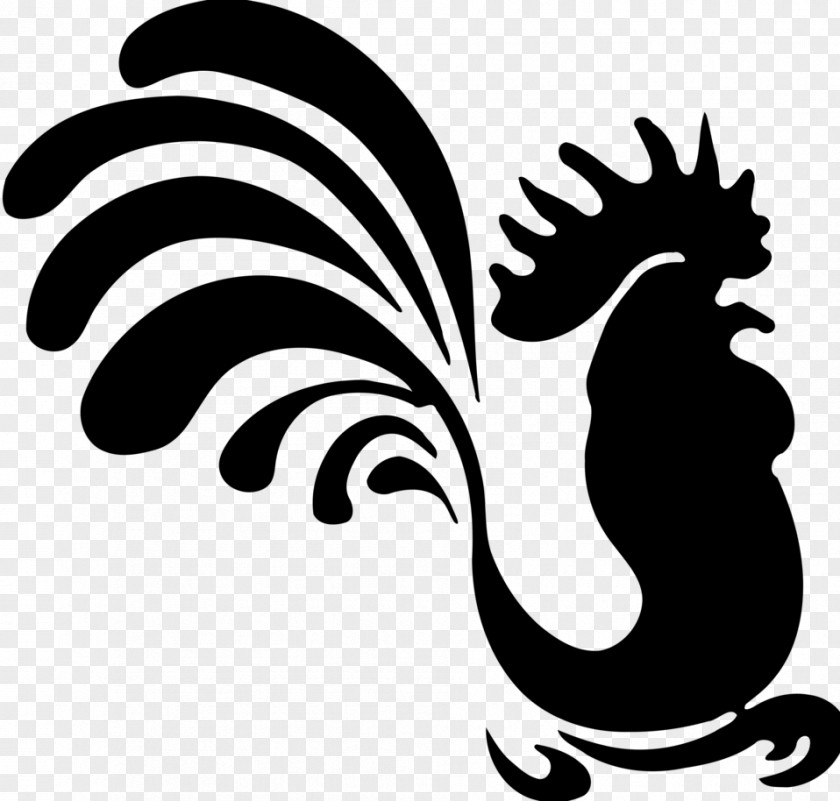 Chinese New Year Rooster Zodiac Calendar PNG