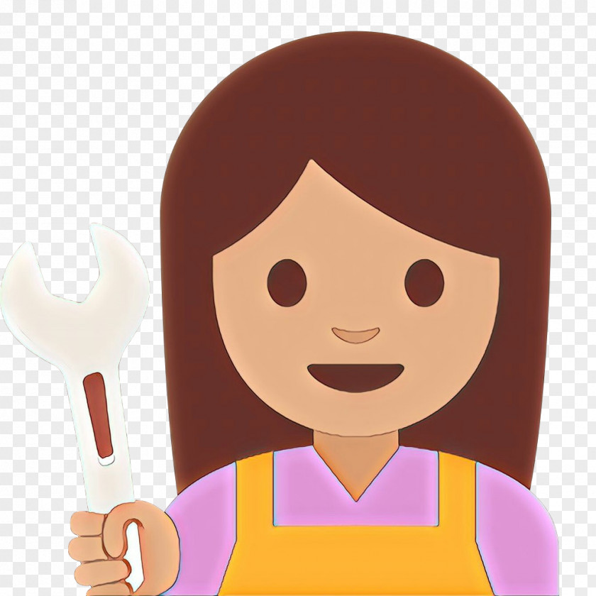 Fictional Character Brown Hair Smiley Face Background PNG