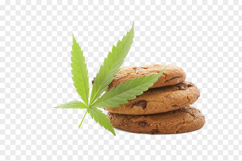 Marijuana Leaves And Chocolate Biscuits Chip Cookie Cannabis Smoking Brownie PNG