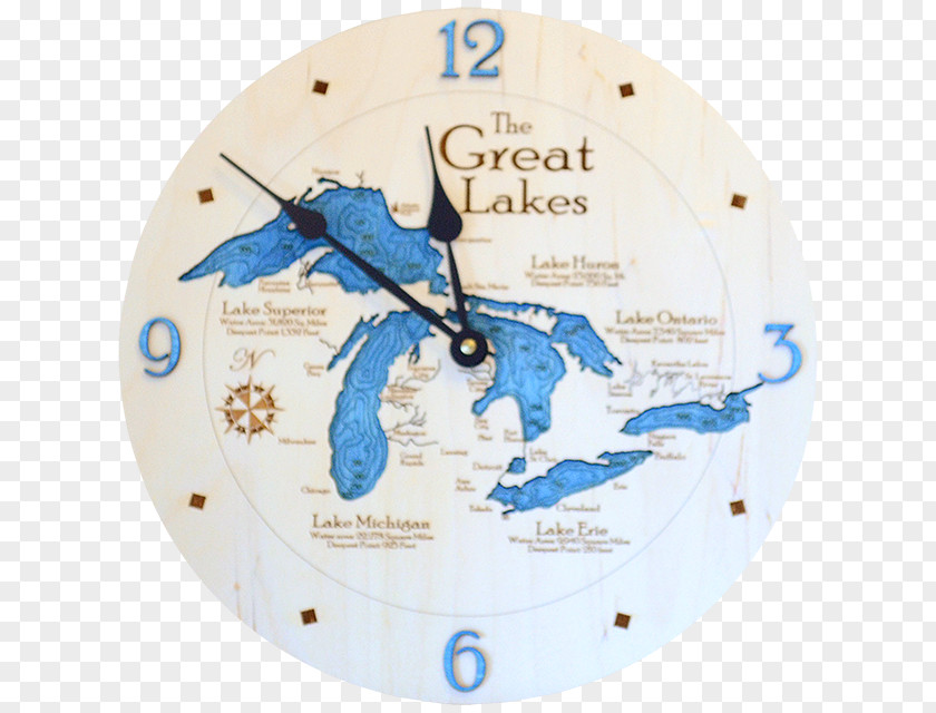 Nautical Map SS Edmund Fitzgerald Lake Michigan Huron Superior PNG