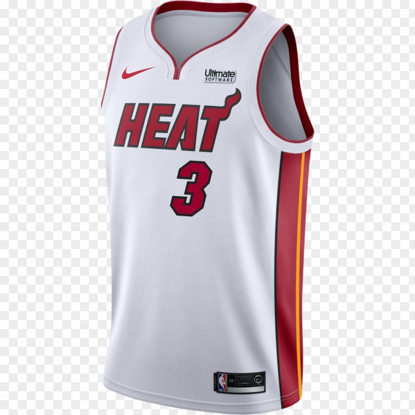 Nike Miami Heat Jersey Swingman Basketball Uniform PNG