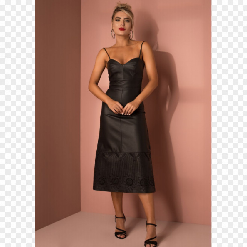 Satin Little Black Dress Fashion Autumn PNG