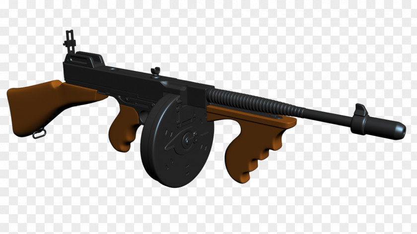 Thompson Submachine Gun Firearm Barrel Rifle PNG submachine gun barrel Rifle, machine clipart PNG
