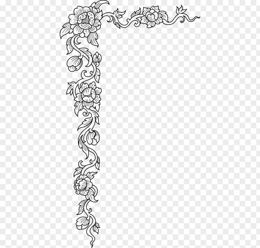 Doodle Drawing Embroidery Pattern PNG