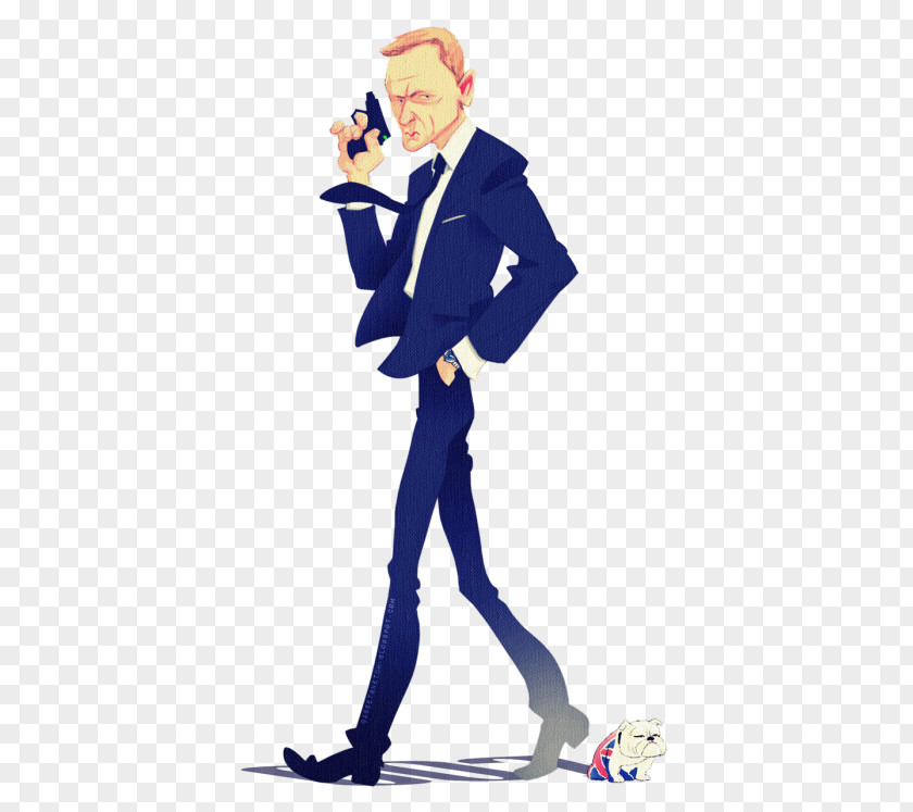 James Bond Character Actor Cartoon PNG
