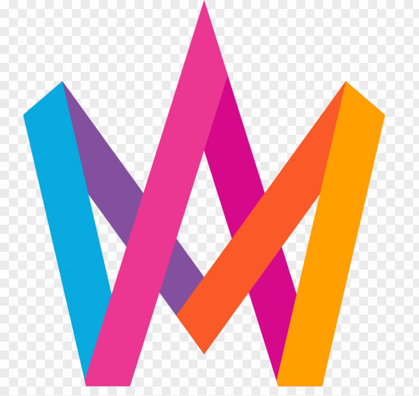 Magenta Triangle Ajax Logo PNG