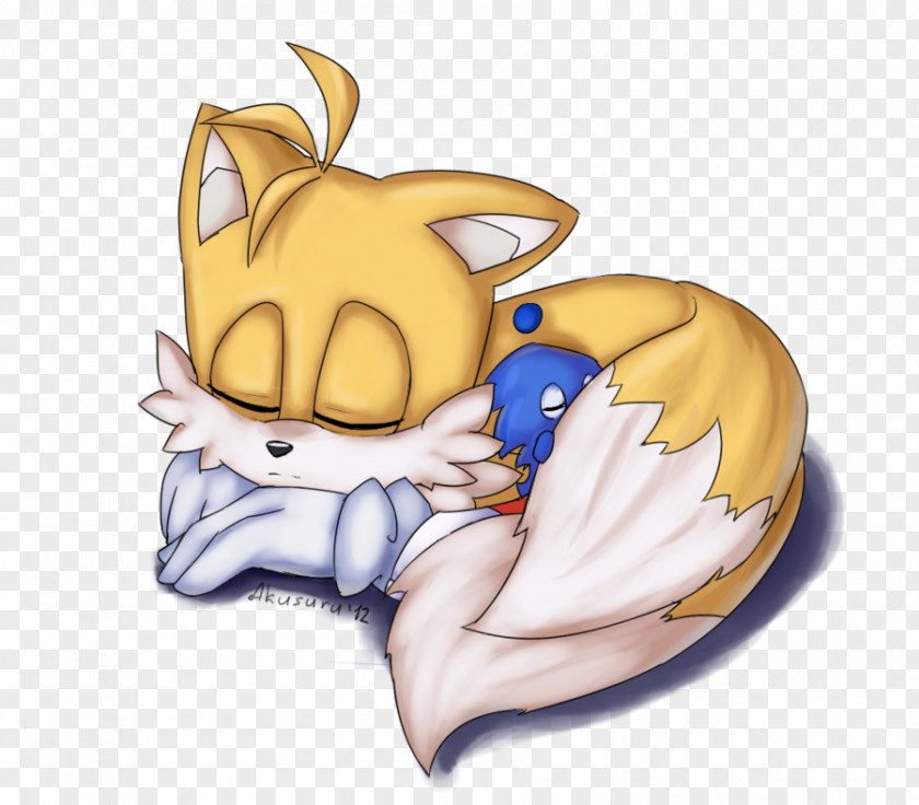Sleeping Baby Tails Sonic Chaos DeviantArt The Hedgehog PNG