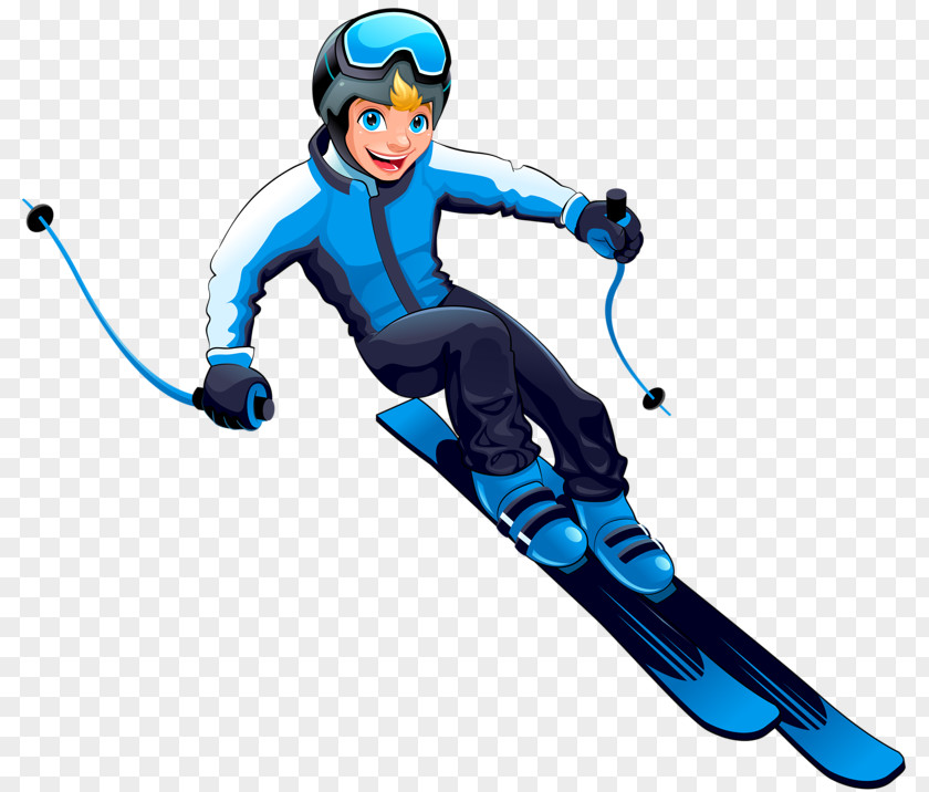 Winter Sport Alpine Skiing Cartoon PNG