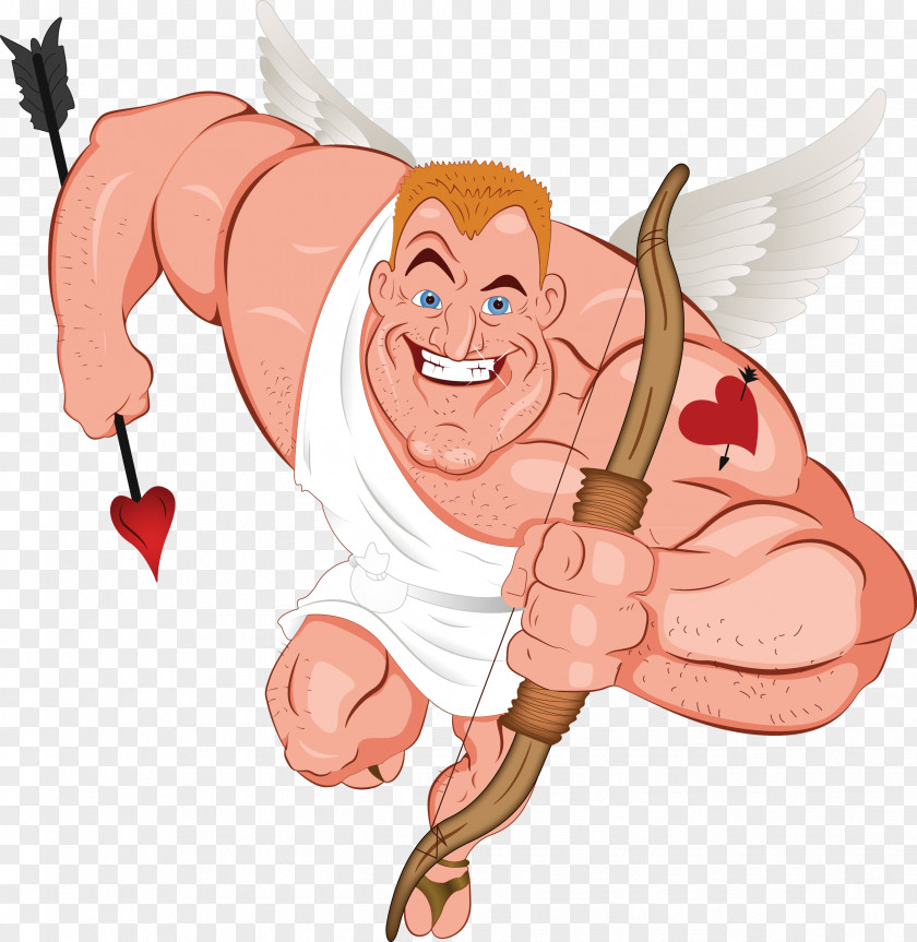 Cupid Valentine's Day Cartoon PNG