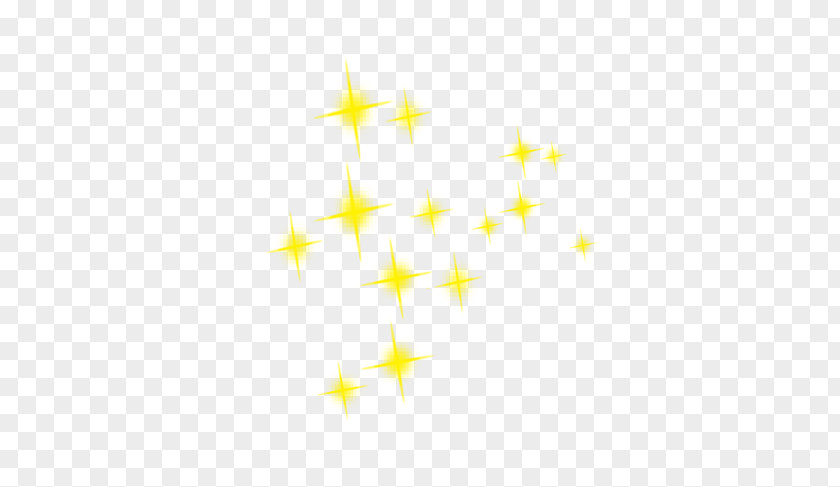 Diamond Star Symmetry Yellow Angle Pattern PNG