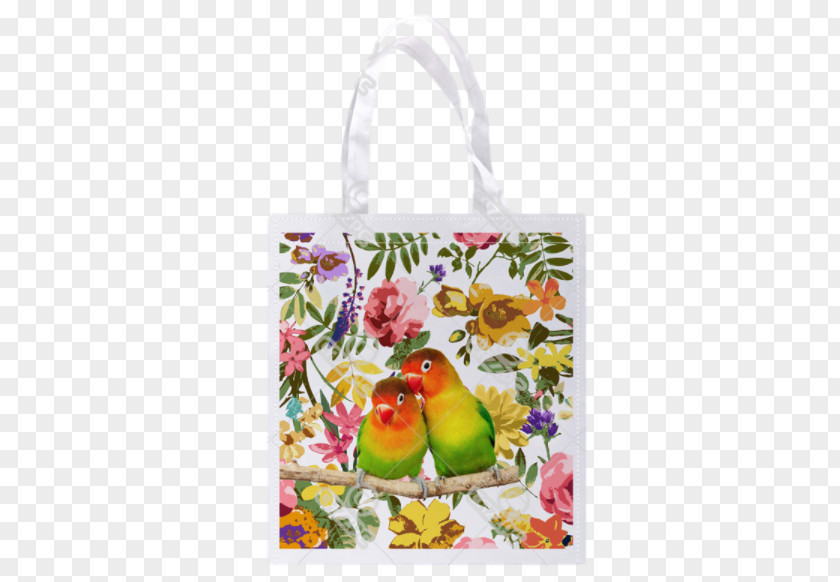 Lovebird Paper Cloth Napkins Tote Bag Still Life Flower PNG