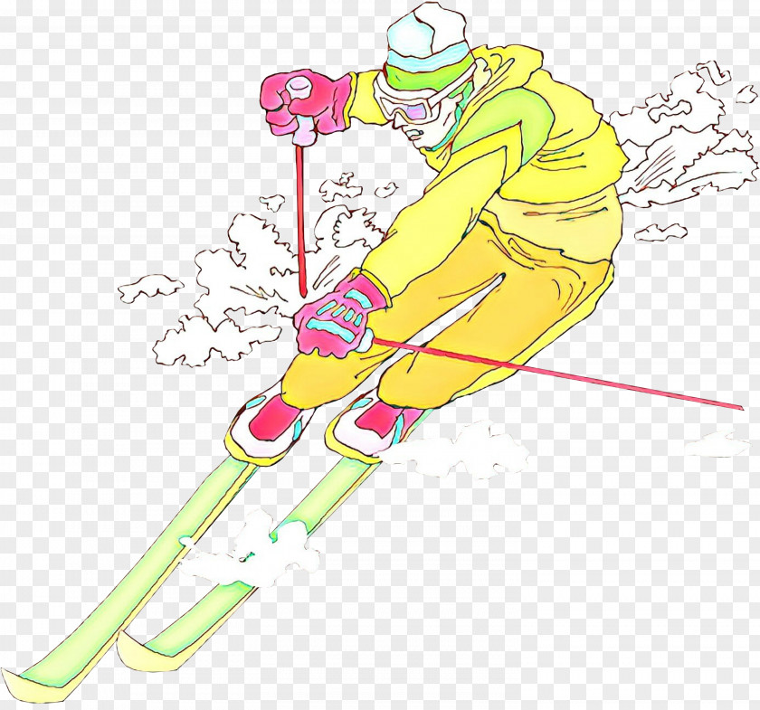 Ski Poles Illustration Bindings Clip Art Slope PNG