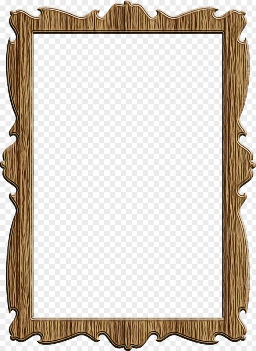 Beige Mirror New Year Frame PNG