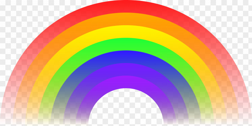 Big Rainbow Gradient Free Content Clip Art PNG