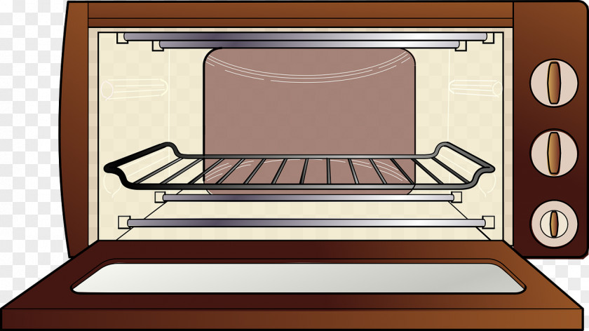 Brown Microwave Oven Clip Art PNG