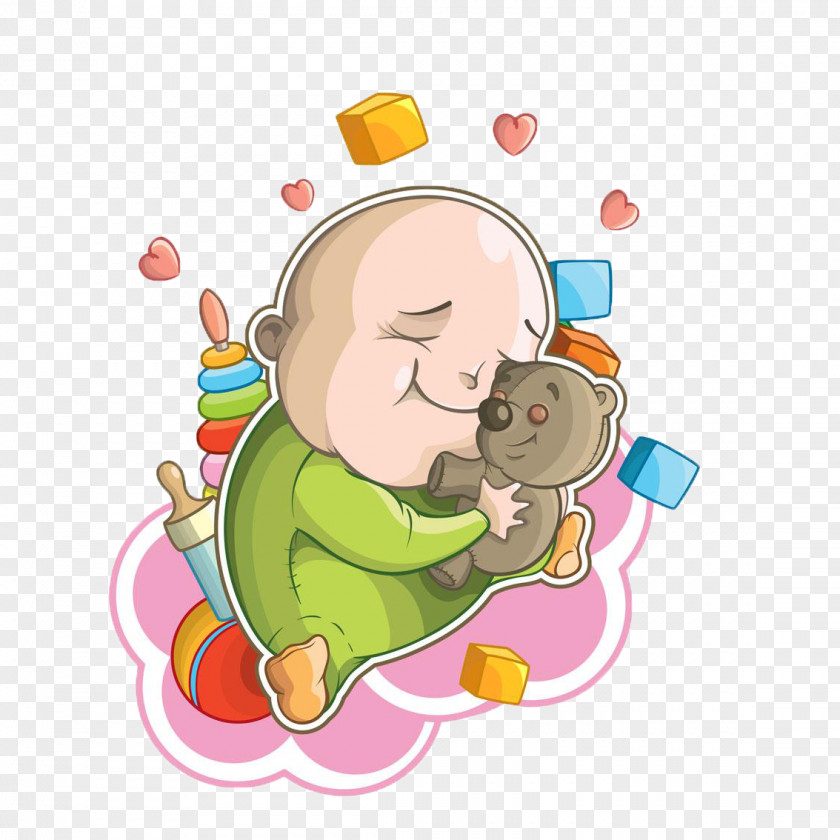 Cartoon Child Care Products Infant Illustration PNG