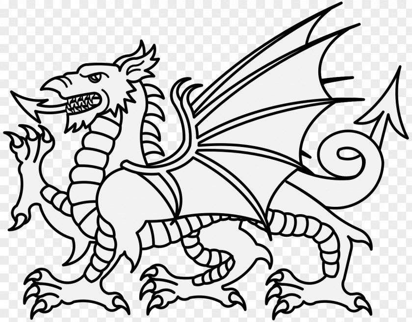 Dragon Coloring Book Clip Art Legendary Creature Ágaskodó PNG