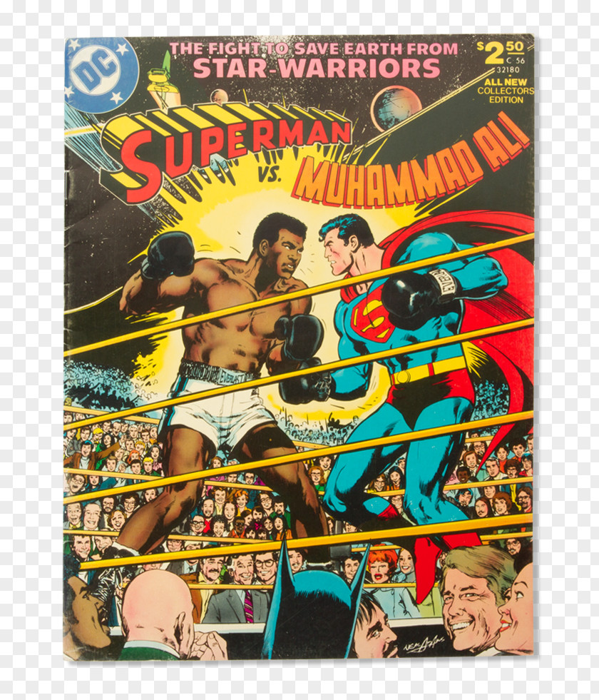 Superman Vs Muhammad Ali Vs. Comic Book Boxing PNG