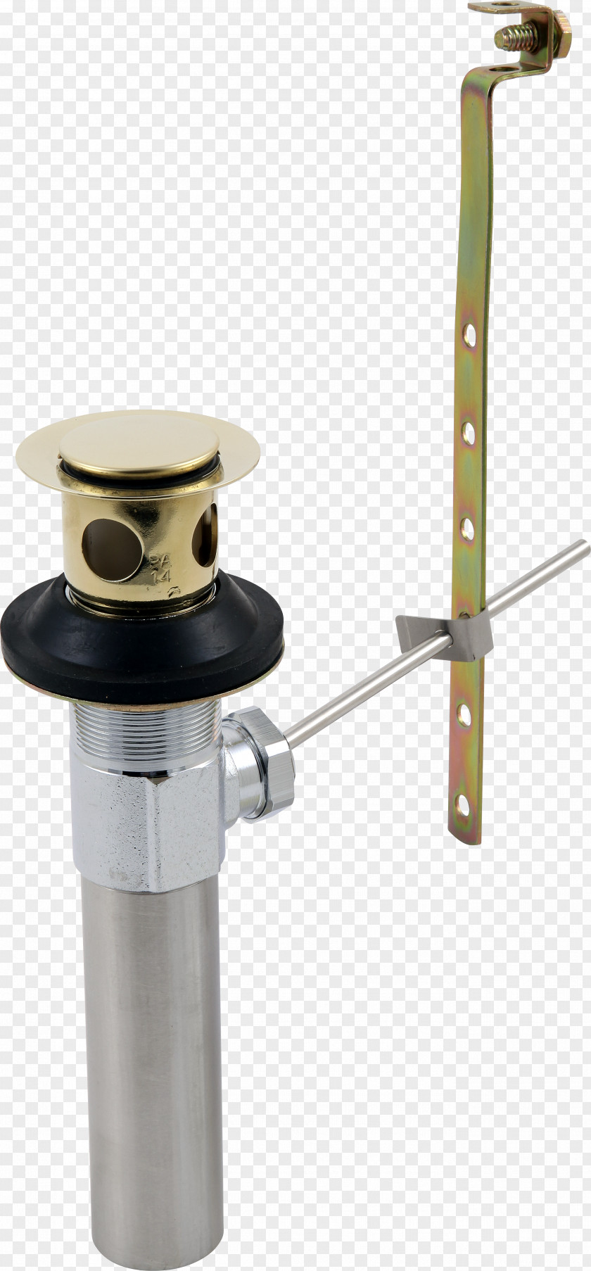 Brass Drain Tap Metal Plumbing PNG
