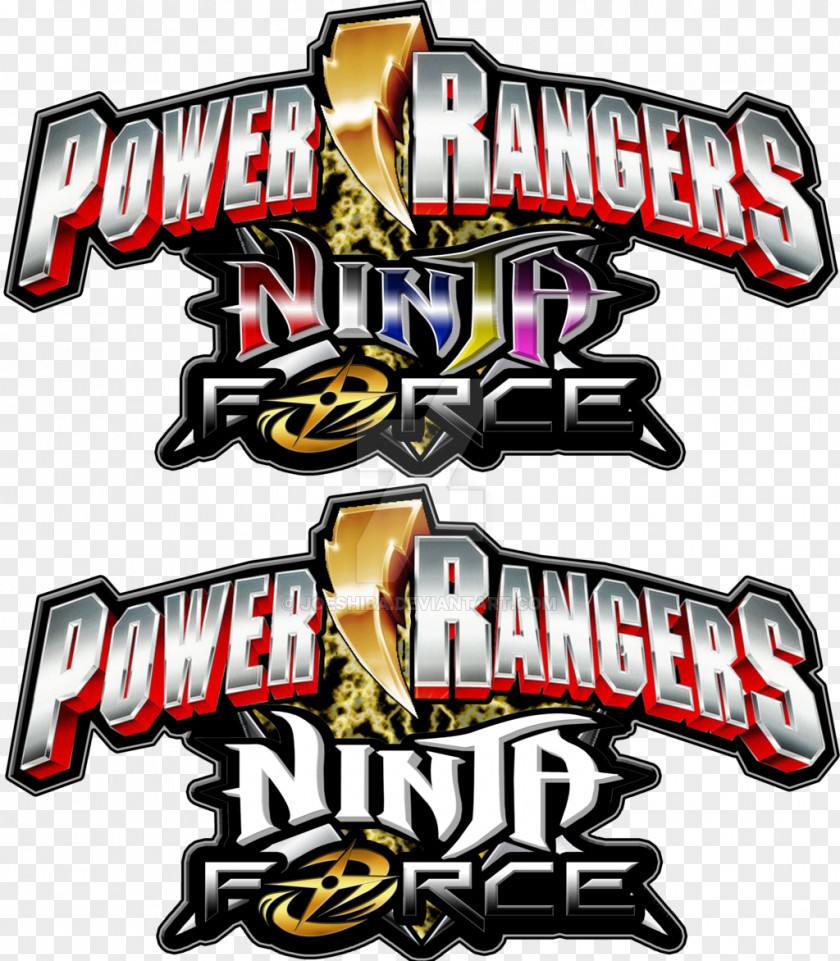 Power Rangers Ninja Steel Storm Wild Force YouTube Logo PNG