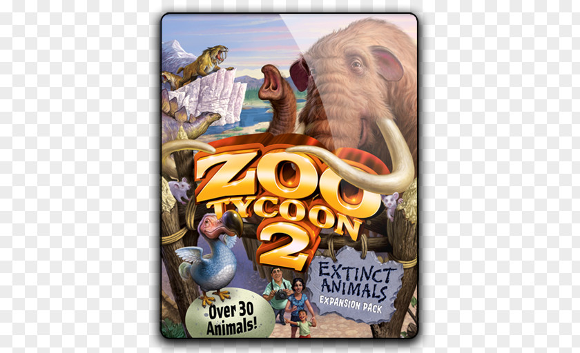 Zoo Tycoon 2: Marine Mania Extinct Animals Dino Danger Pack Video Game Expansion PNG