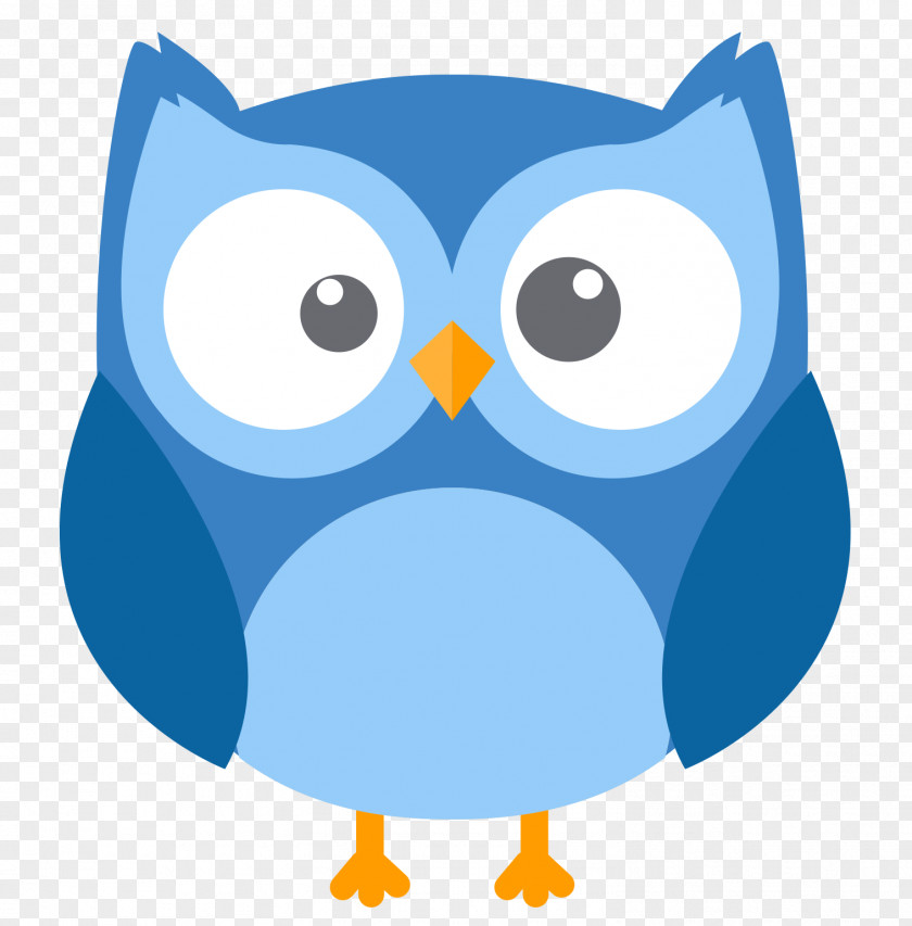 Blue Owl Vector Euclidean Clip Art PNG