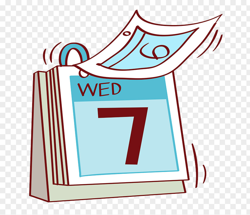 Cartoon Page Calendar Time Computer File PNG