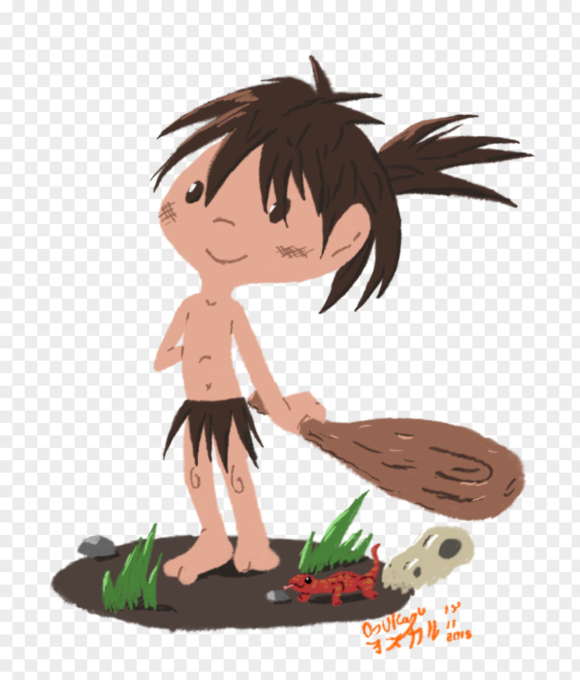 Caveman Drawing Prehistory Sketch PNG