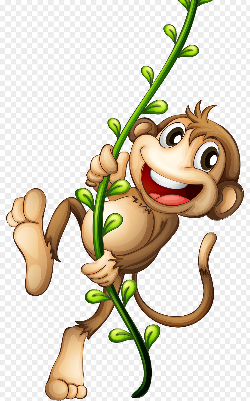 Monkey Clip Art Cartoon Image Drawing PNG