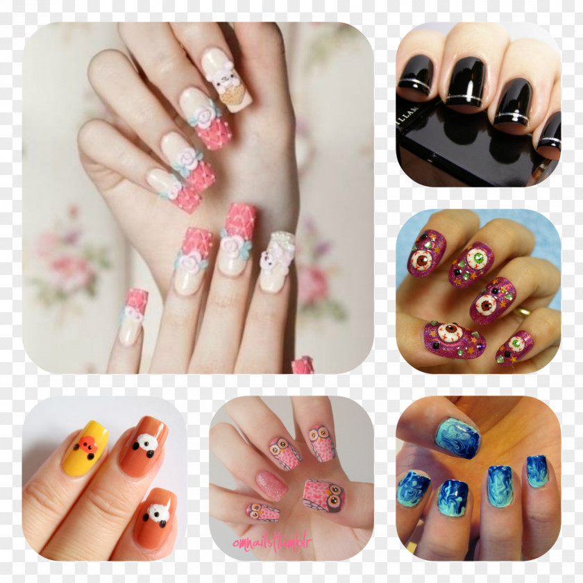 Nail Polish Manicure Art Sticker PNG