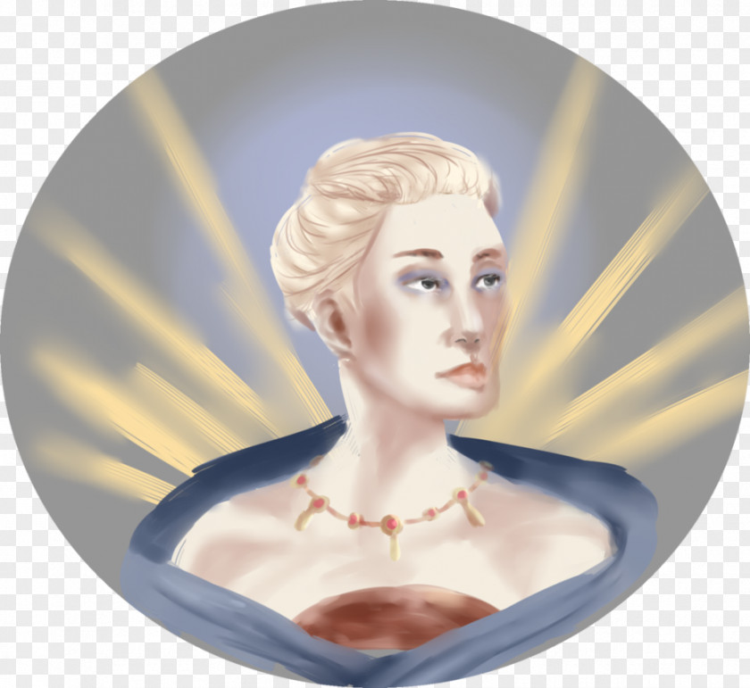 Portrait Blond Tableware PNG