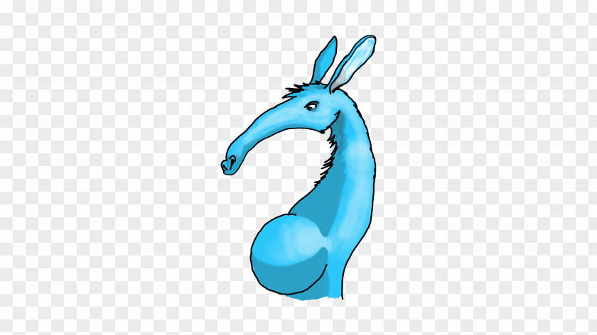 Seahorse Turquoise Clip Art PNG