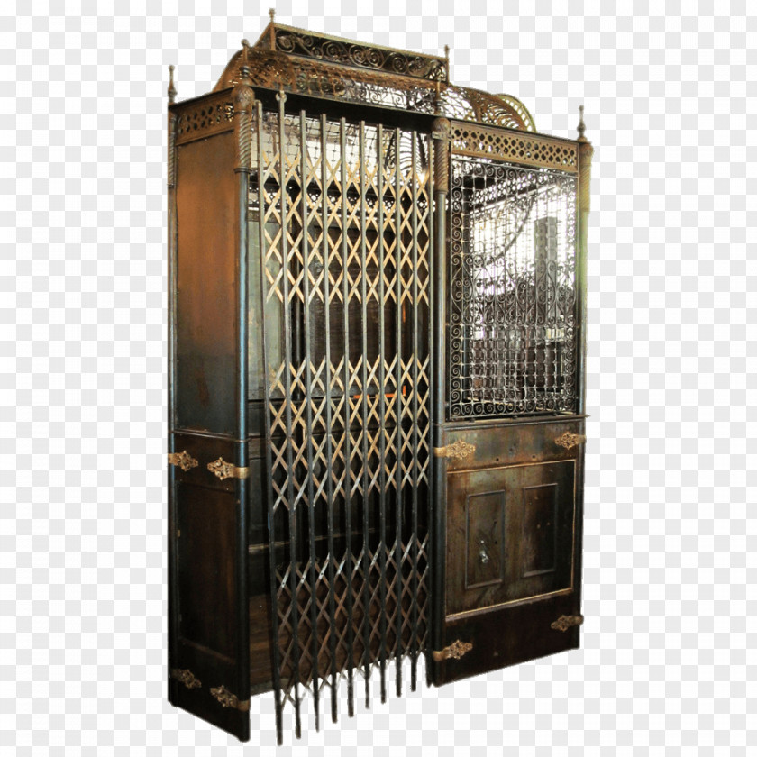 Antique Otis Elevator Company Architectural Antiques Door PNG