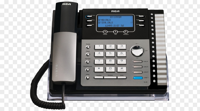 Office Phone RCA ViSYS 25425RE1 25424RE1 Telephone Home & Business Phones Speakerphone PNG