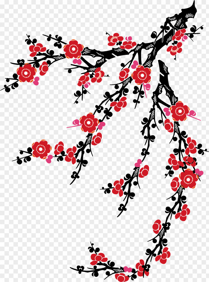 Plum Flower Blossom Download Clip Art PNG