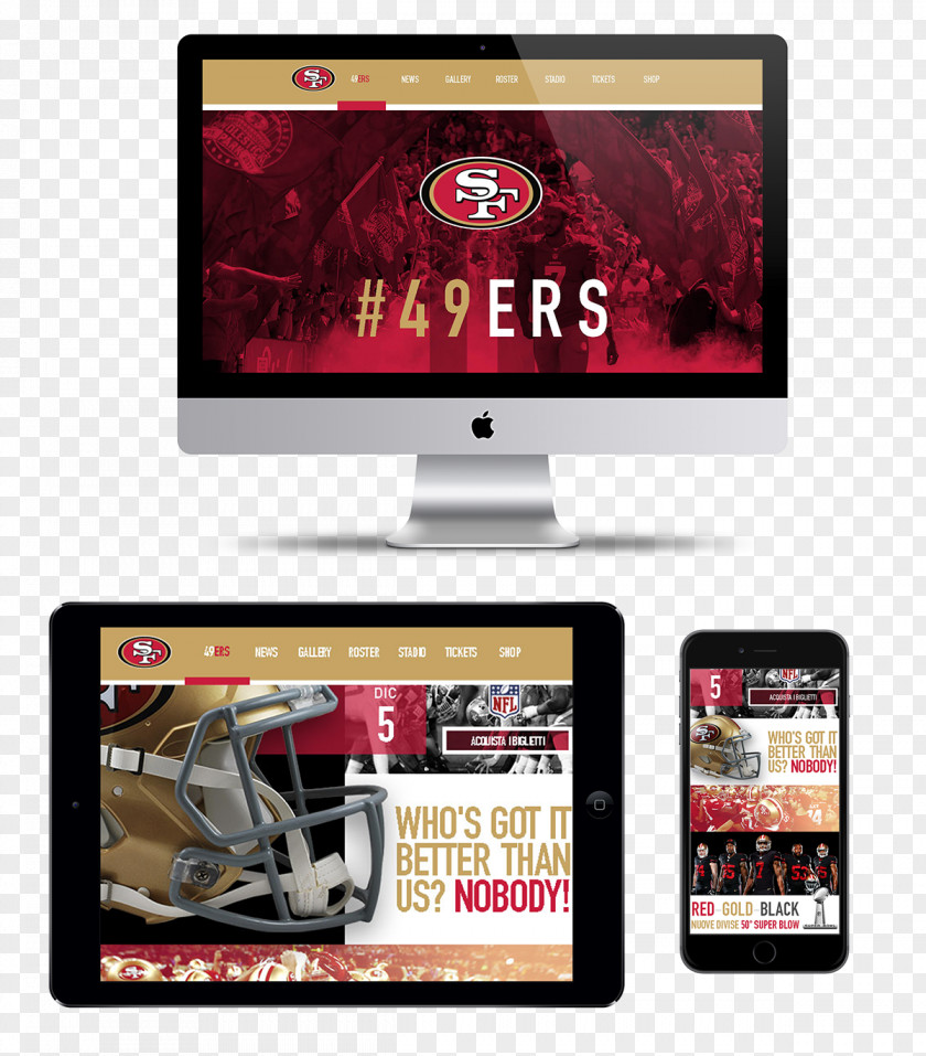 San Francisco 49ers Multimedia Display Device Advertising Brand PNG