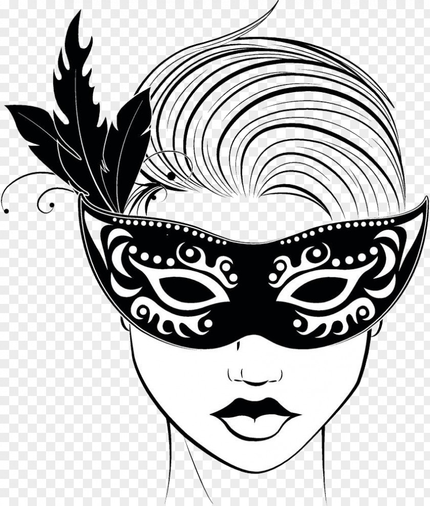 Wearing A Mask Of The Ladies Stock Photography Royalty-free Clip Art PNG