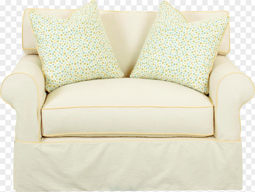 White Sofa Image Loveseat Couch Furniture Chair PNG