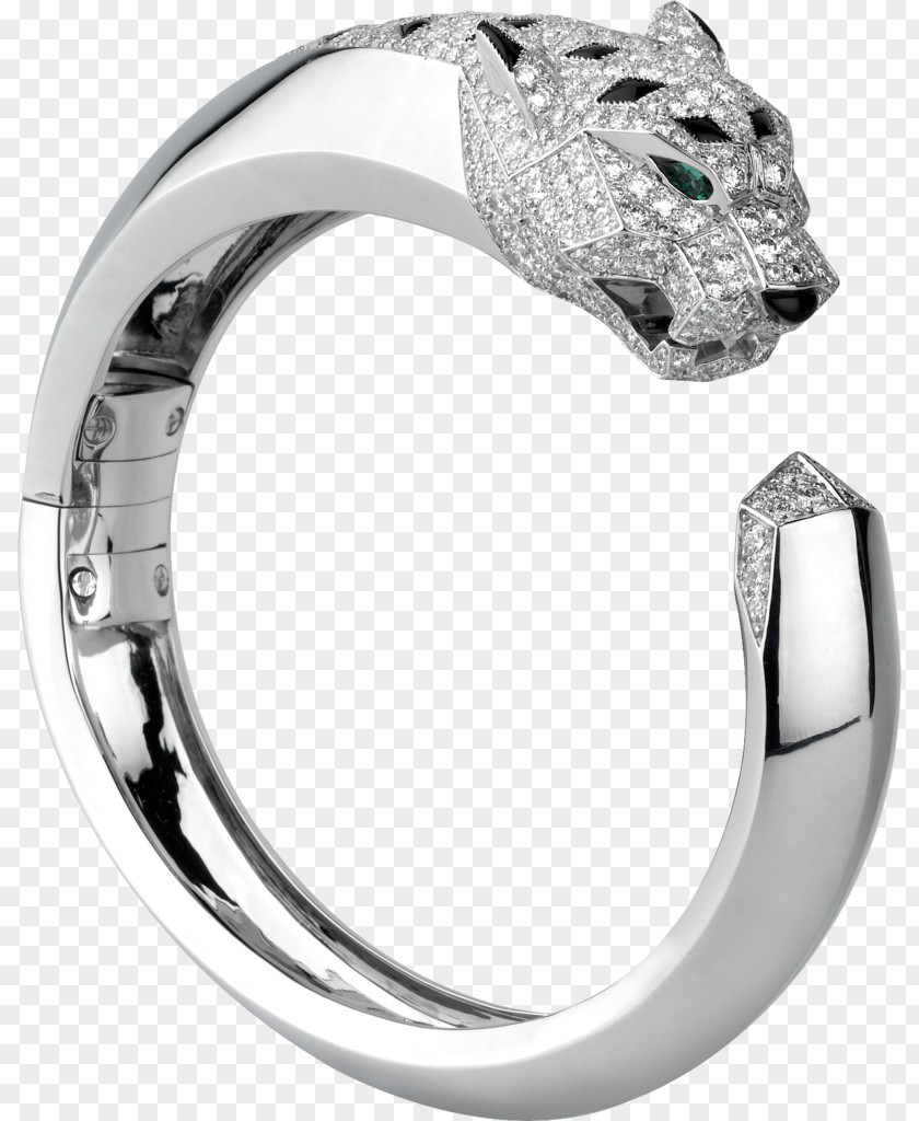 Cartier Bracelet Emerald Diamond Gold PNG