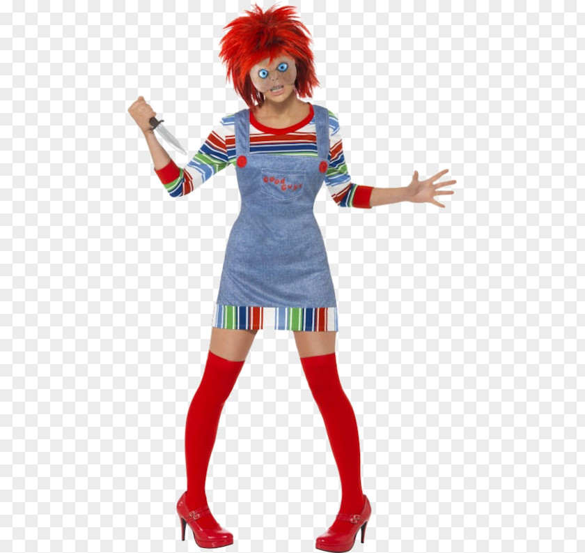 Chucky Costume Party Halloween Dress PNG